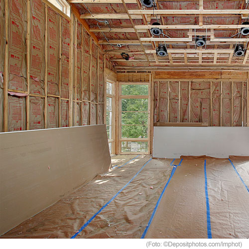 Holzständerwerk im Trockenbau