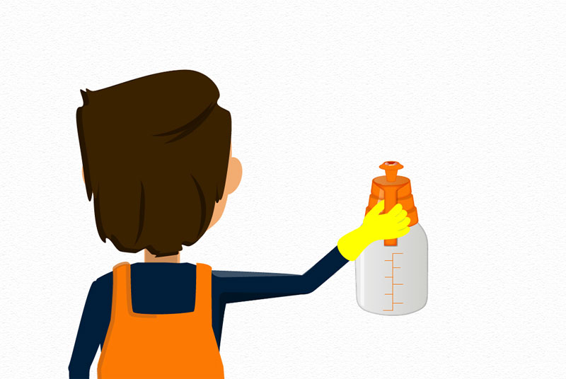 Anleitung zur Verarbeitung von Klimaplatten: Wand mit Silikatgrundierung grundieren